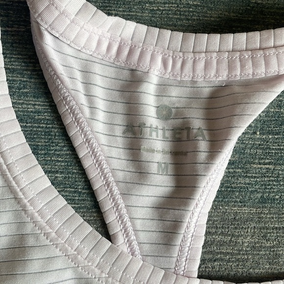 (2) Athleta High Neck Chi Women's Racerback Tank Top - Picture 8 of 15